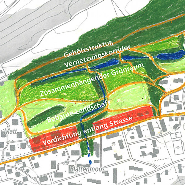 Thumbnail for Städtebauliche Entwicklungsstudie Längweier / Udelboden